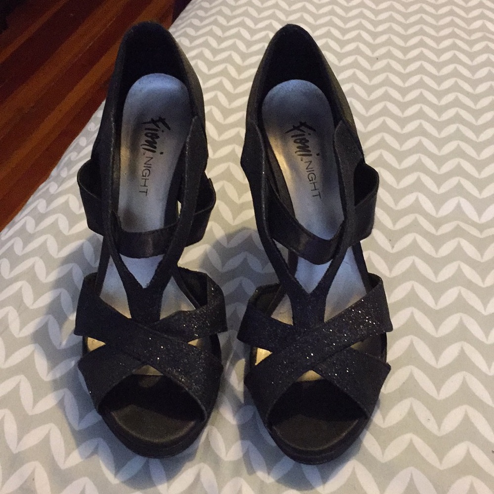 Black heels with a little bit of sparkle